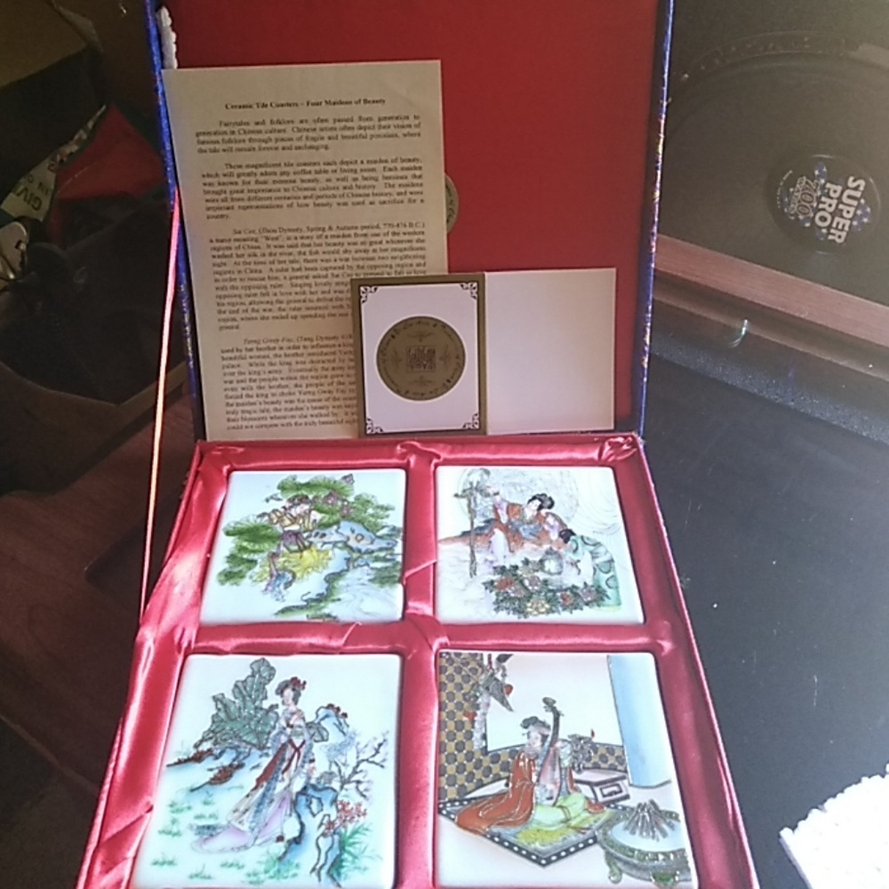 Ceramic Tile Coasters - image 1